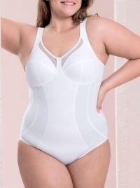 3459 Body Clara senza ferretto, bianco