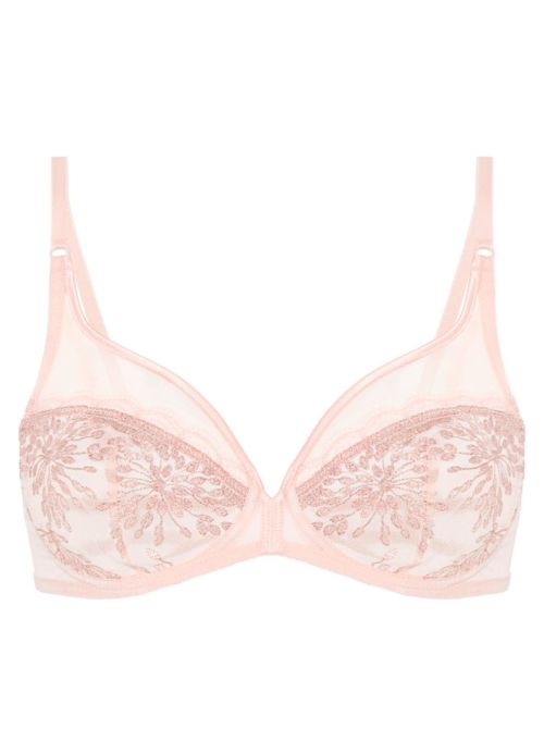 Singuliere bra with underwire, petal powder