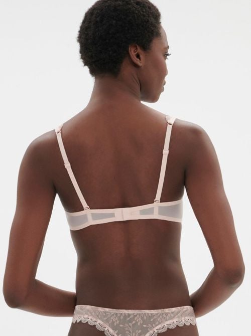 Singuliere Reggiseno balconcino, polvere di petalo