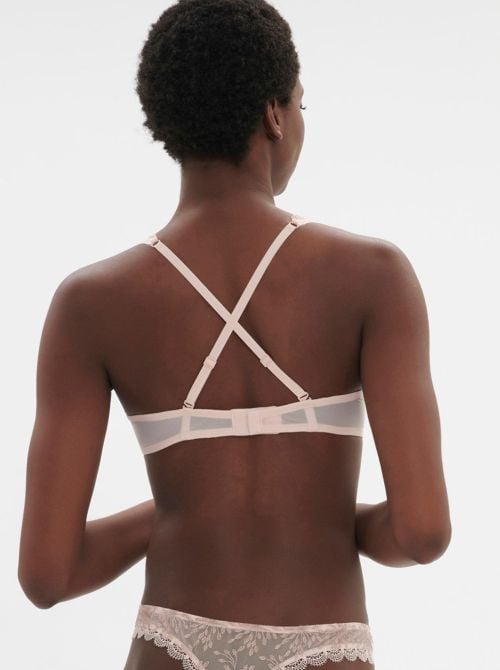 Singuliere Reggiseno balconcino, polvere di petalo