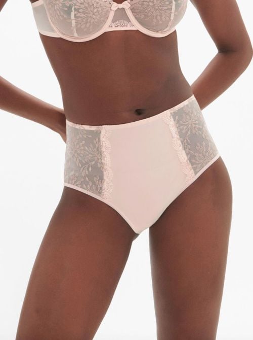 Singuliere slip a vita alta, polvere di petalo SIMONE PERELE