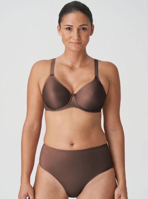 Satin Reggiseno con ferretto, ebony PRIMADONNA