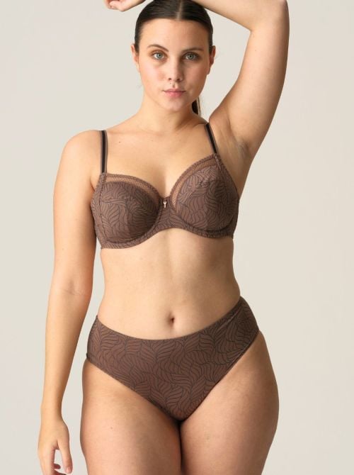 Twist Ajusco slip a vita alta, marrone PRIMADONNA TWIST