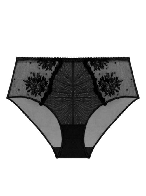 Intrigue slip alto , nero