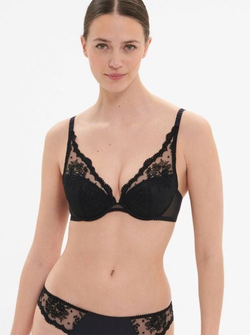 Intrigue Reggiseno push-up a triangolo, nero SIMONE PERELE