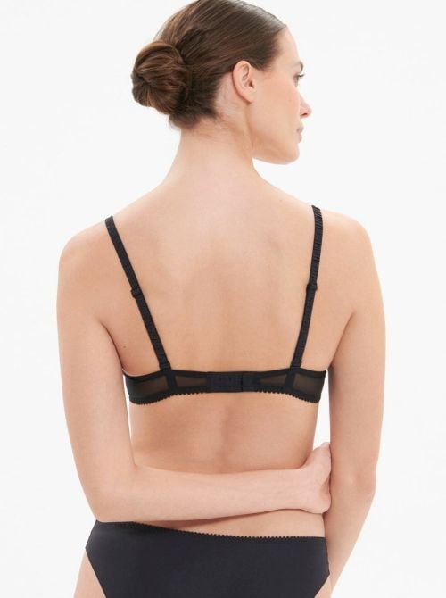 Intrigue Reggiseno push-up a triangolo, nero