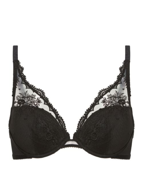 Intrigue Reggiseno push-up a triangolo, nero