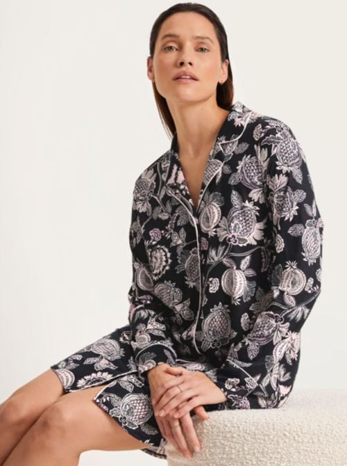Moonlight Dreams camicia in modal e seta CALIDA