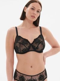 Intrigue Reggiseno strutturato con ferretto, nero
