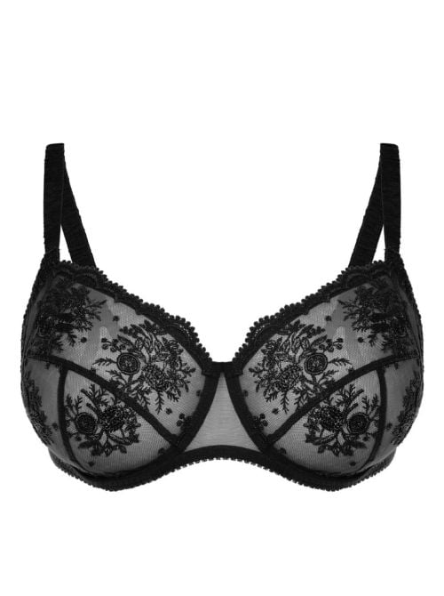 Intrigue Reggiseno strutturato con ferretto, nero