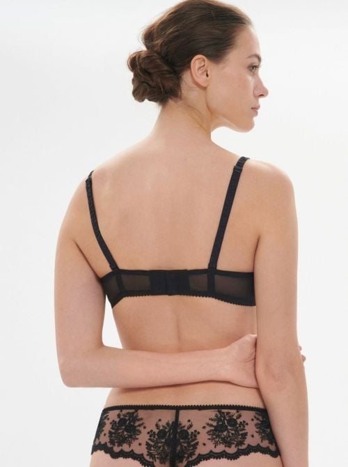 Intrigue balcony bra, black
