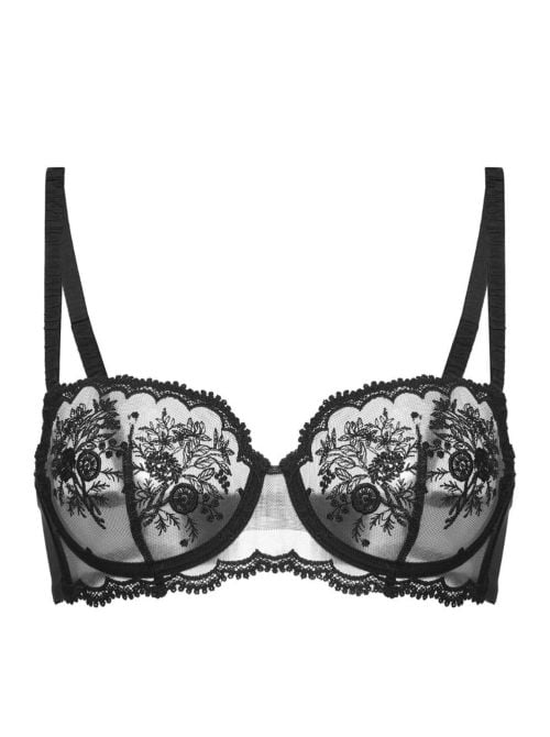 Intrigue balcony bra, black