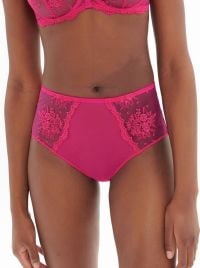 Intrigue slip alto , rosa disco