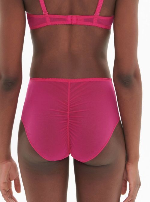 Intrigue slip alto , rosa disco