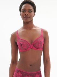 Intrigue Reggiseno scollatura profonda, rosa disco