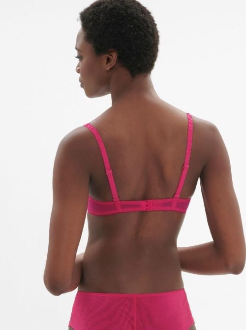 Intrigue Reggiseno scollatura profonda, rosa disco