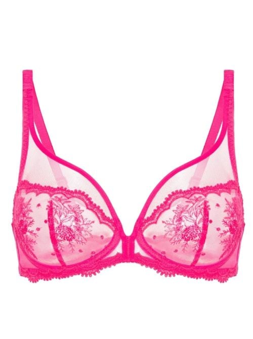 Intrigue Reggiseno scollatura profonda, rosa disco
