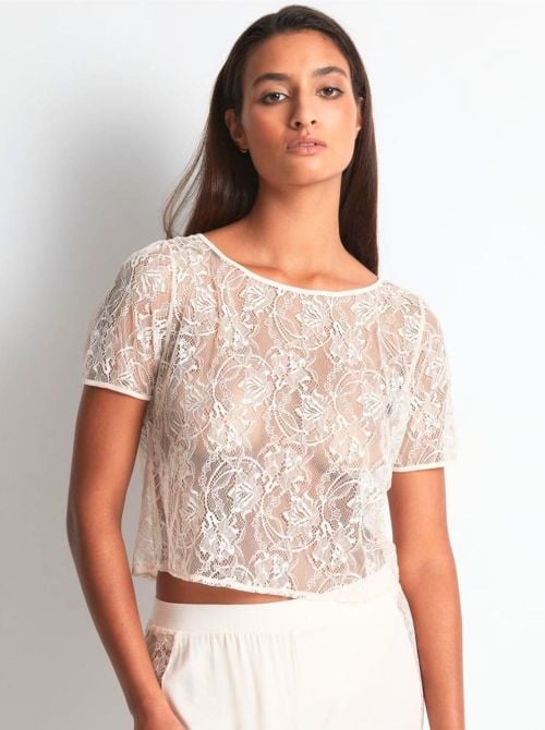 Lazy Days top, avorio AUBADE