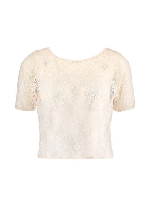 Lazy Days top, ivory