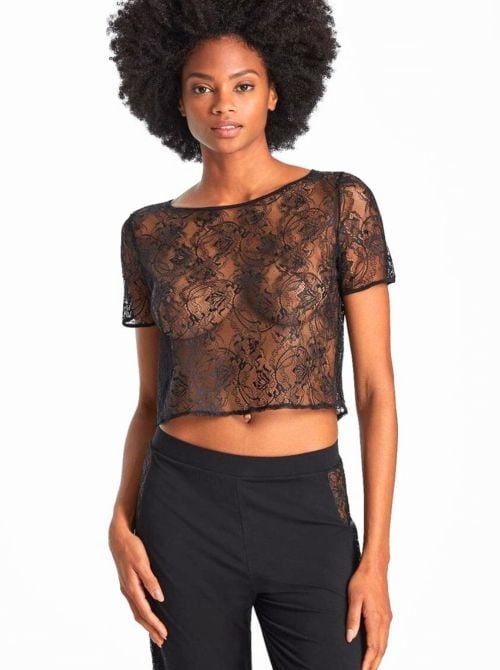 Lazy Days top, nero AUBADE