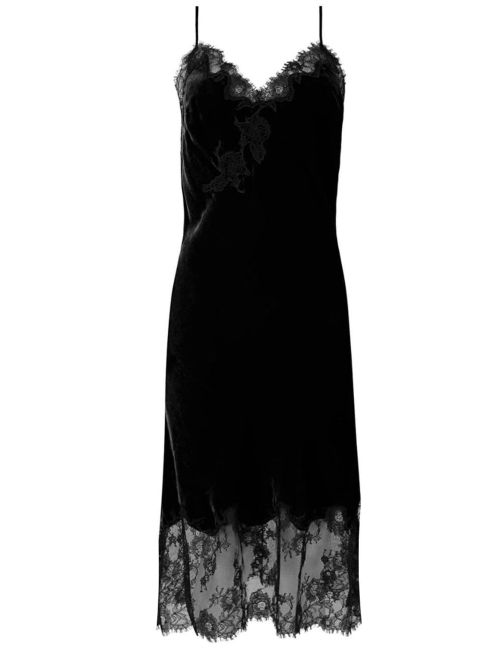 Velvet nightdress in velour