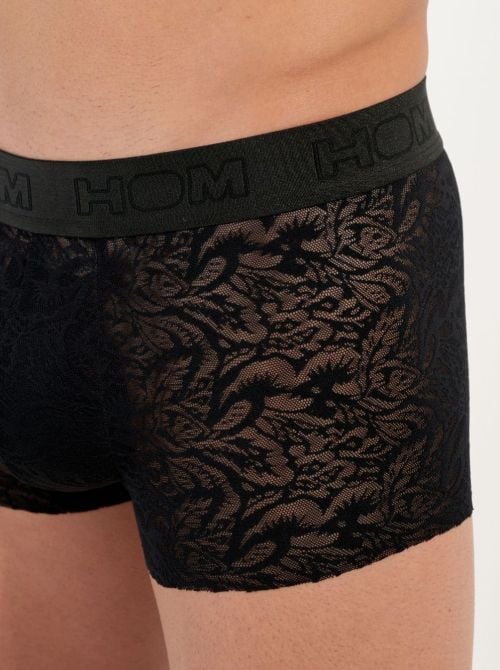 FREE CUT LACE boxer in pizzo HOM