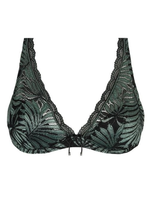 Jungle du Soir reggiseno imbottito a triangolo, verde ANTIGEL