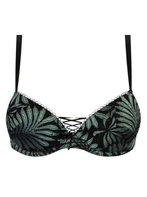 Jungle du Soir reggiseno imbottito con ferretto, verde