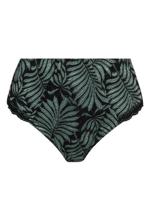 Jungle du Soir slip a vita alta, verde