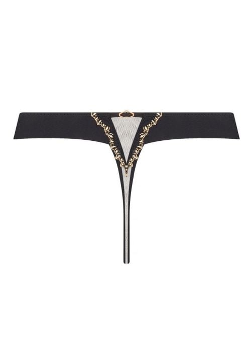&Eacute;blouissante Icone tanga, or nuit