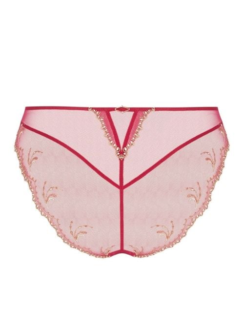 &Eacute;blouissante Icone slip seduction, or rubis