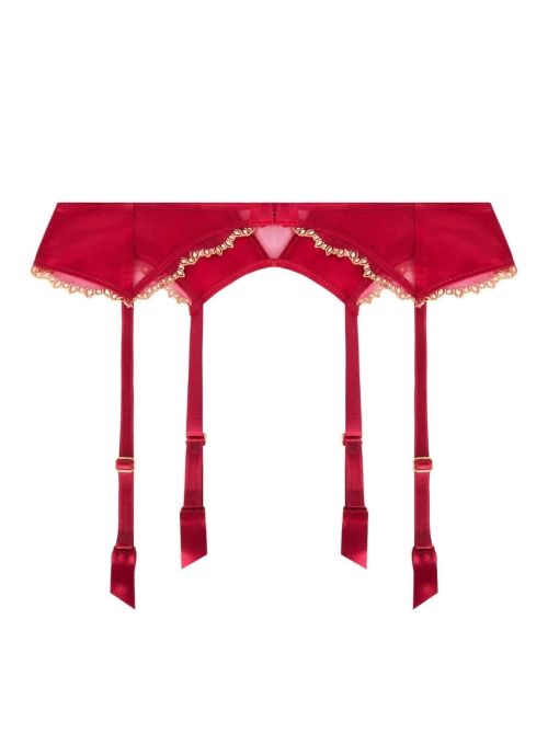 &Eacute;blouissante Icone reggicalze, or rubis