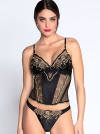 &Eacute;blouissante Icone stringi vita, or nuit