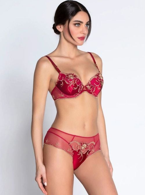 &Eacute;blouissante Icone reggiseno imbottito, or rubis