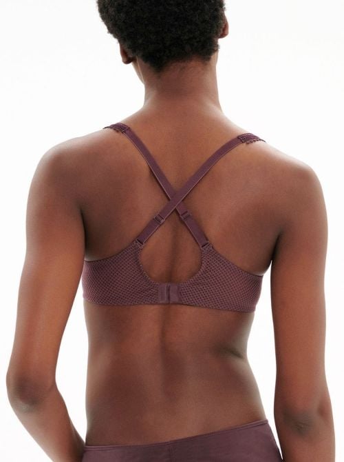 Dahlia Deep neckline bra, byzantine
