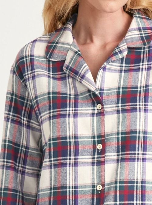 Camicia da notte in flanella CALIDA