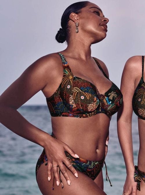 Siebel reggiseno per bikini con ferretto, safari ROSA FAIA BEACHWEAR