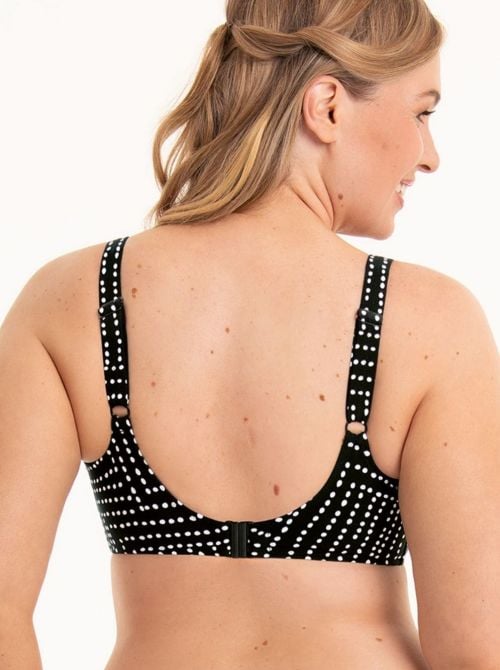 Luna Reggiseno per Bikini coppe grandi, nero
