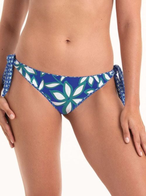 Mimi slip reversibile per bikini, blu oceano ROSA FAIA BEACHWEAR