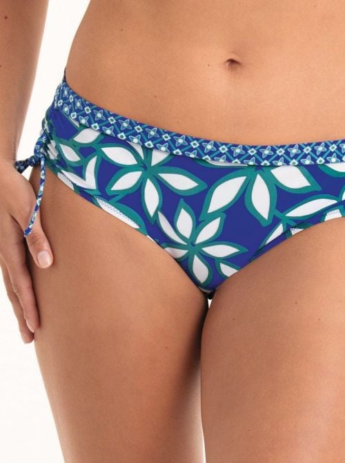 Ebru Bottom slip per bikini, blu oceano ROSA FAIA BEACHWEAR