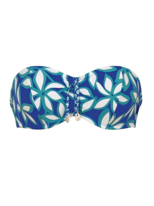 Ella reggiseno per bikini a fascia, blu oceano