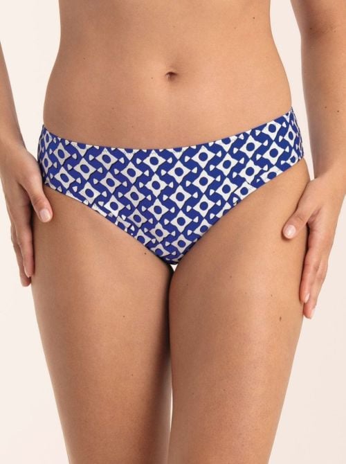 Casual slip per bikini, blu oceano