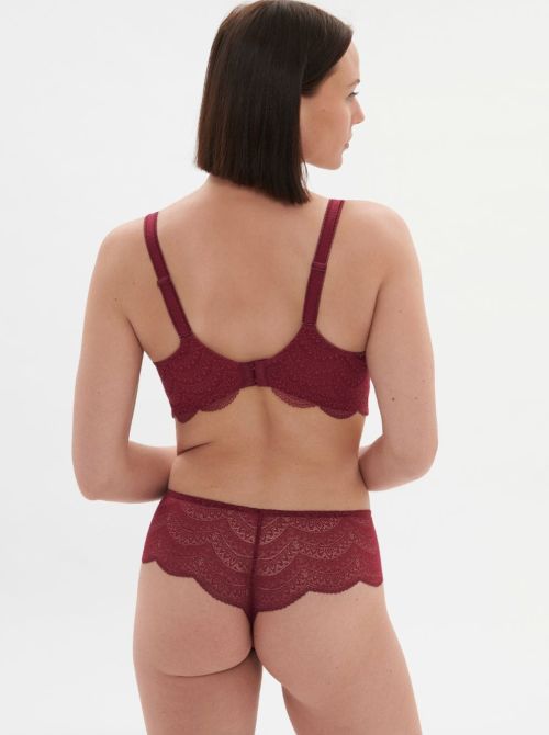 Karma non-wired bra, bordeaux