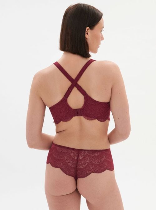 Karma non-wired bra, bordeaux