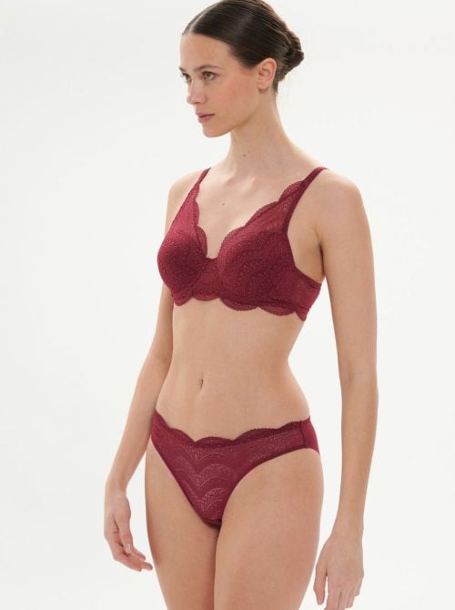 Karma slip, rosso borgogna