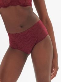 Karma slip alto, rosso borgogna