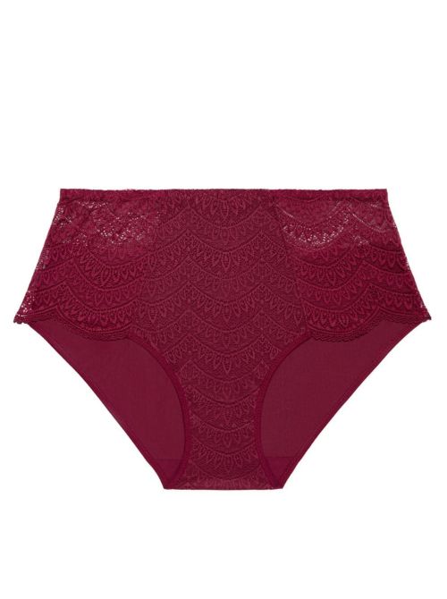 Karma slip alto, rosso borgogna