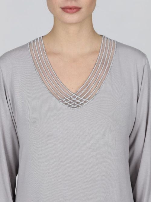 Michela Camicianotte, grigio BOGLIETTI
