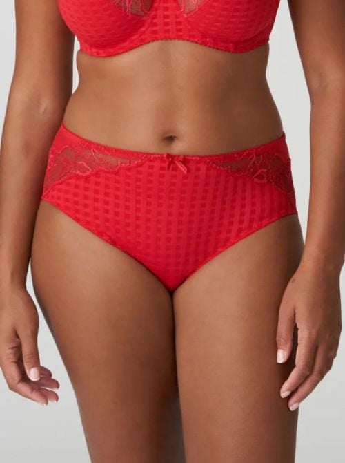 Madison Slip a vita alta, rosso PRIMADONNA