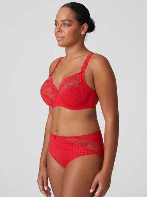 Madison Slip a vita alta, rosso PRIMADONNA